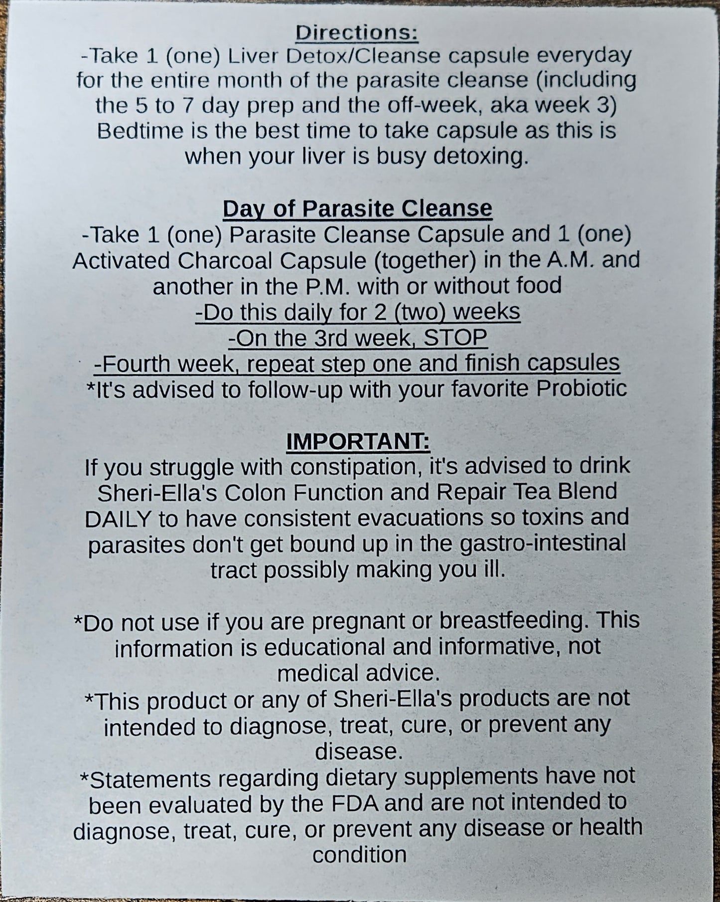 Parasite Cleanse Kit