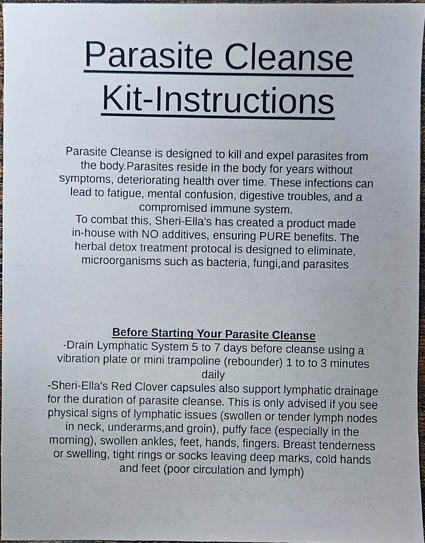 Parasite Cleanse Kit