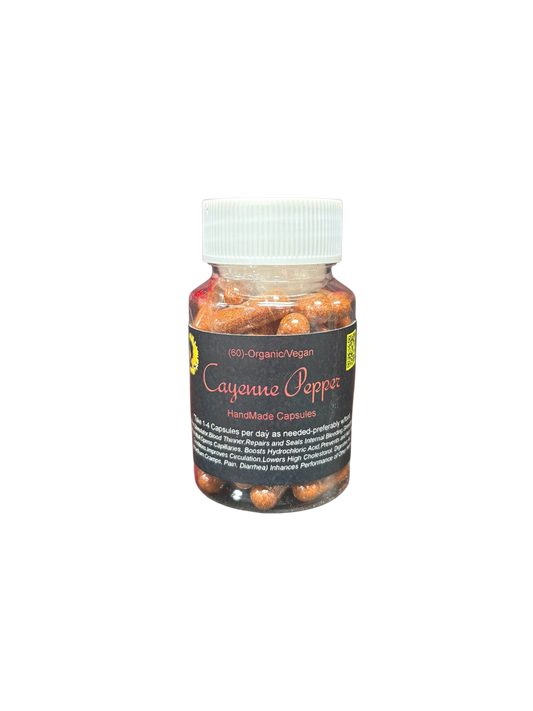 Organic Cayenne Pepper Capsules