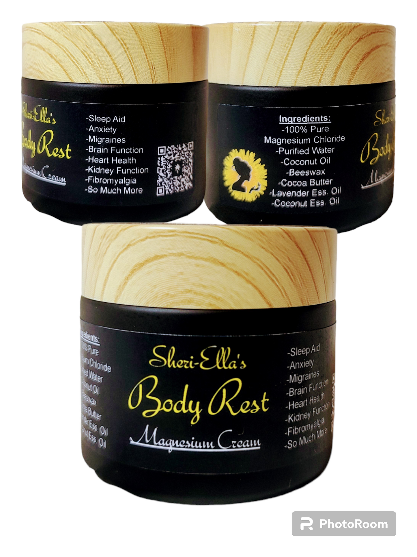 Body Rest Magnesium Cream with Lavender and Coconut (Refill pack option also available)