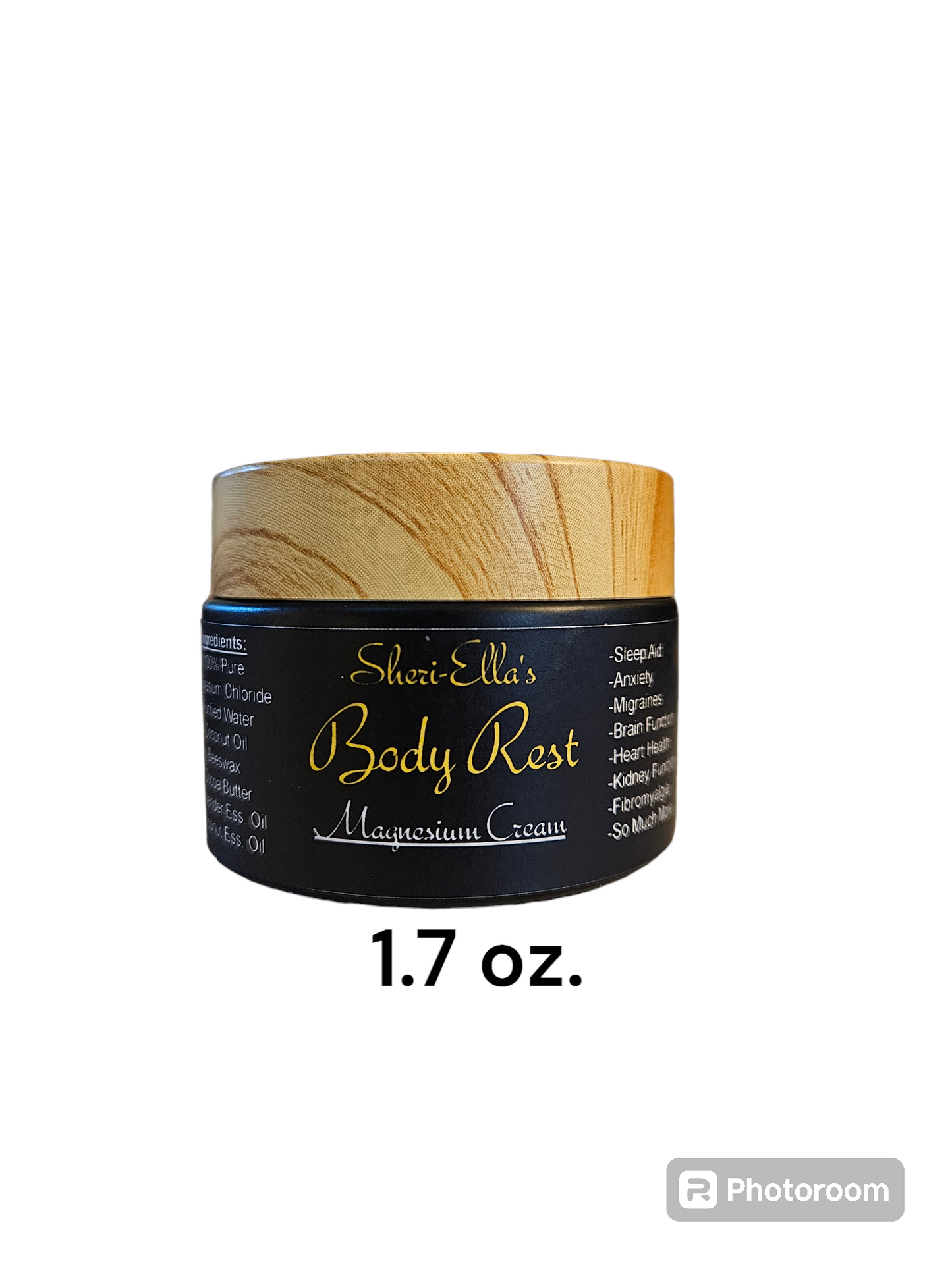 Body Rest Magnesium Cream with Lavender and Coconut (Refill pack option also available)