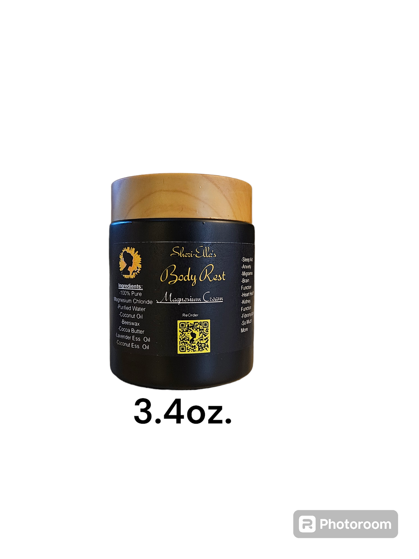 Body Rest Magnesium Cream with Lavender and Coconut (Refill pack option also available)