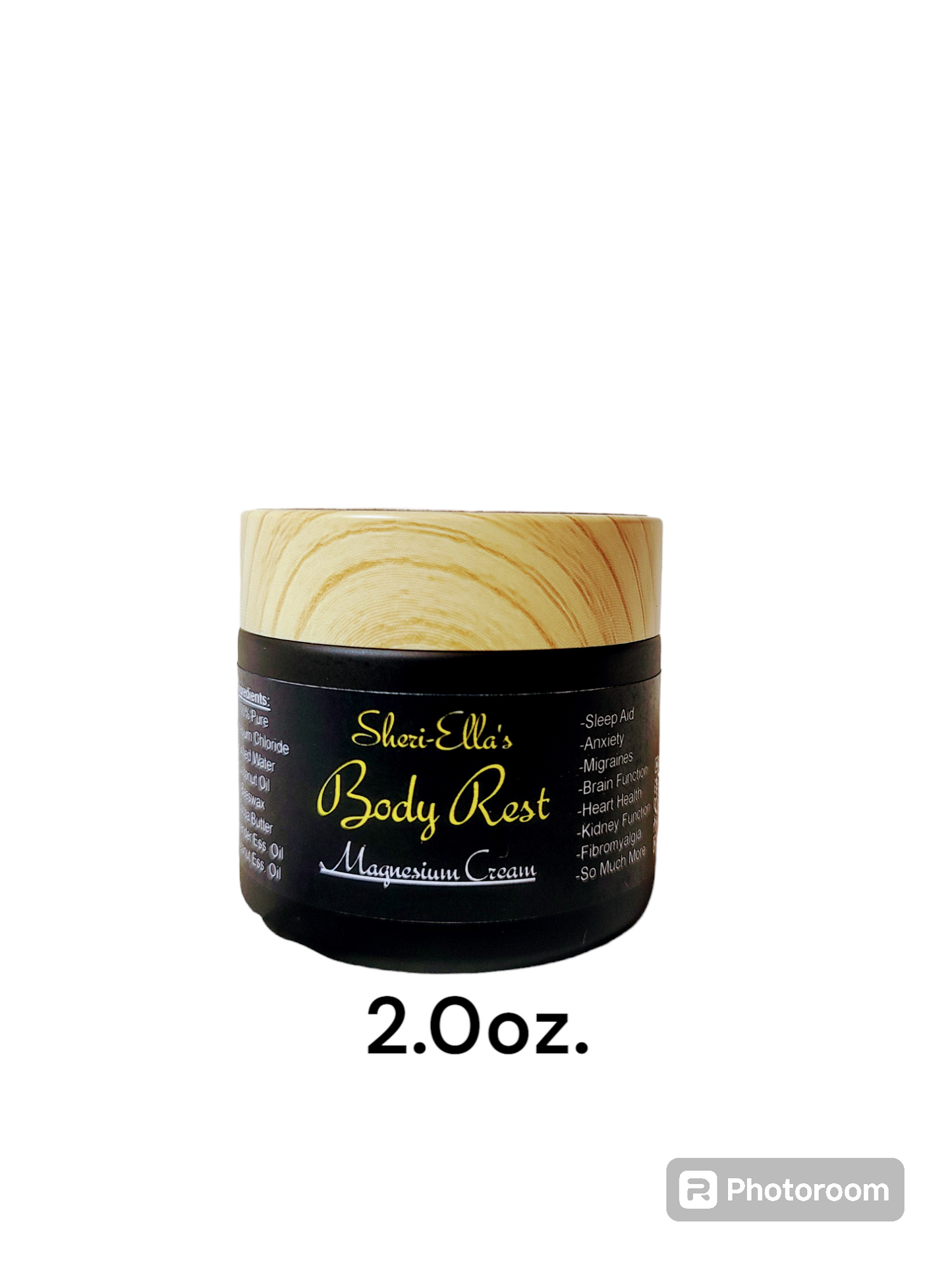 Body Rest Magnesium Cream with Lavender and Coconut (Refill pack option also available)