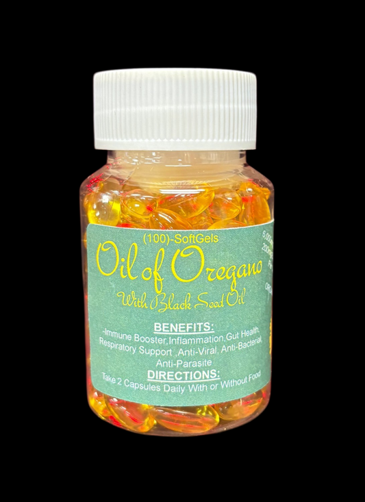 Organic Oil Of Oregano with Black Seed SoftGels