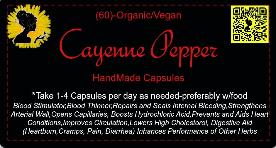 Organic Cayenne Pepper Capsules